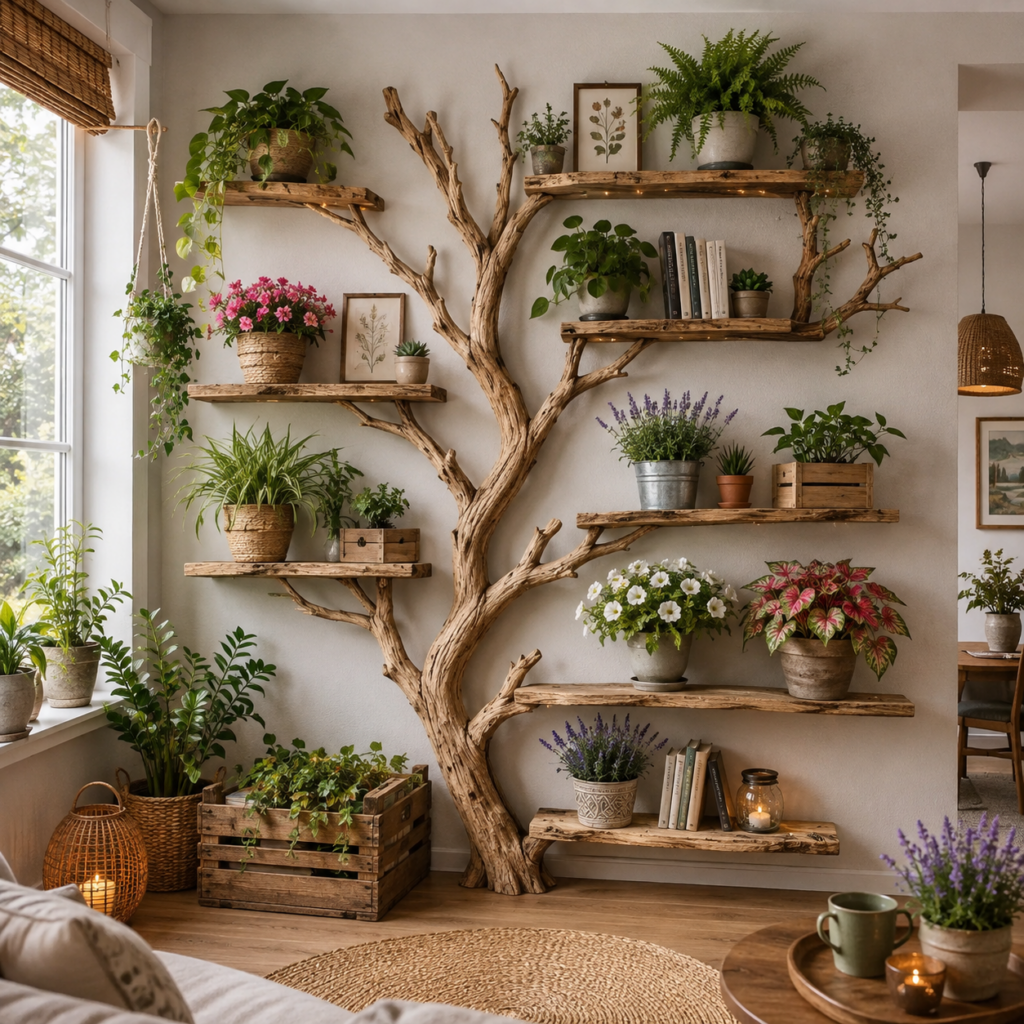 Když příroda vstoupí do interiéru: originální DIY inspirace ze dřeva