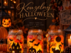 Halloweenské svícny pro děti: veselé tvoření ze sklenic