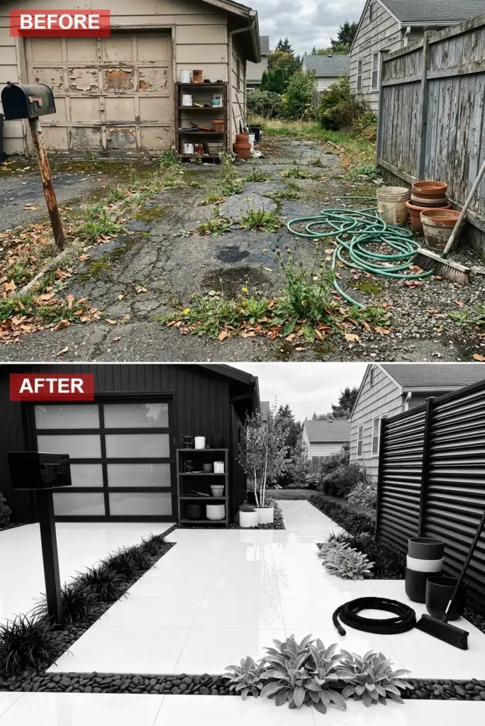 Jedna příjezdová cesta, více možností: Inspirativní proměny PŘED a PO