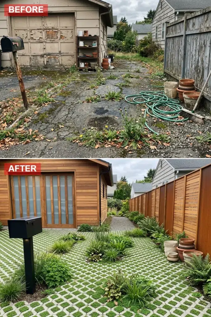 Jedna příjezdová cesta, více možností: Inspirativní proměny PŘED a PO
