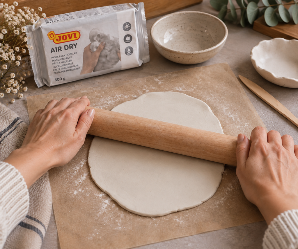 DIY miska ze samotvrdnoucí hmoty: originální dekorace na šperky i drobnosti