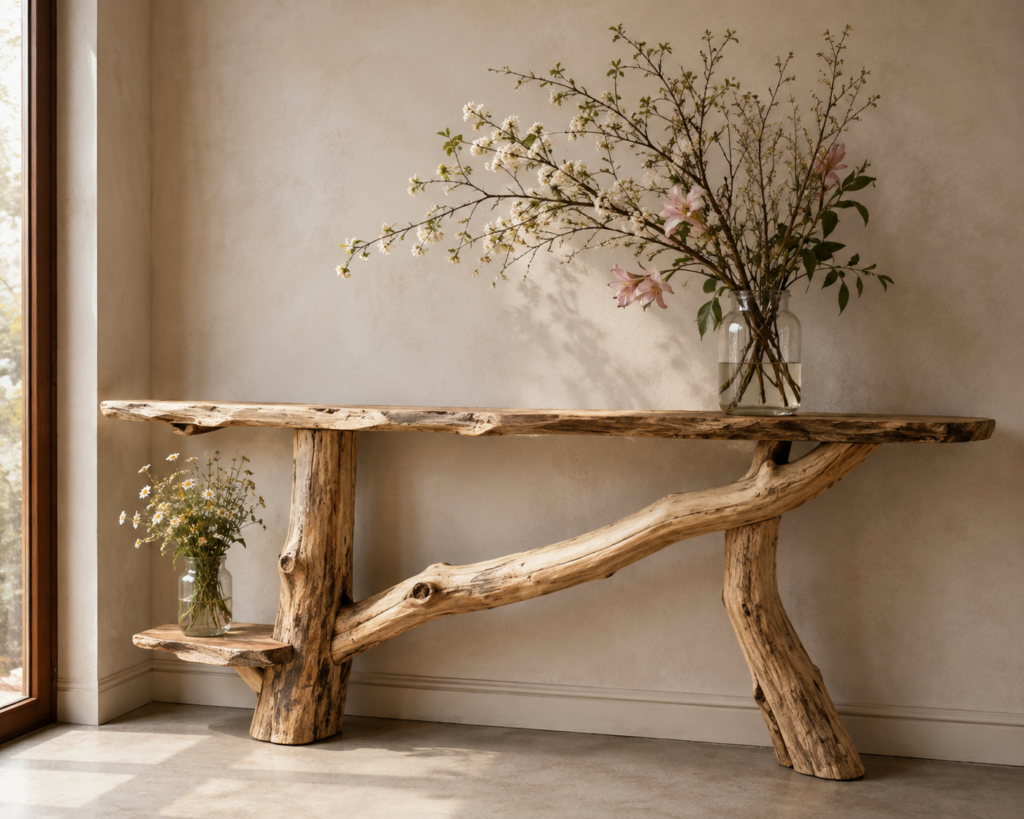 Když příroda vstoupí do interiéru: originální DIY inspirace ze dřeva