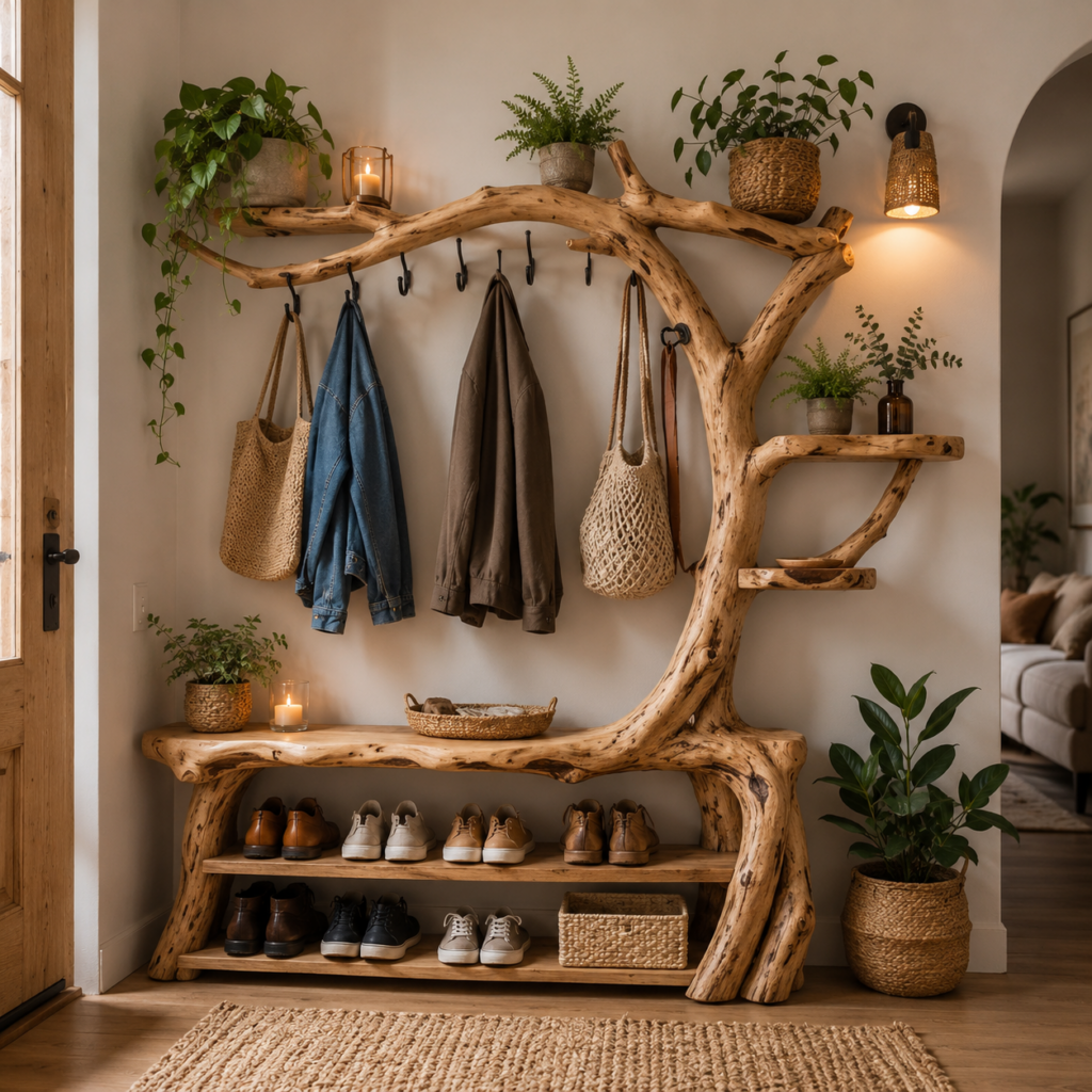 Když příroda vstoupí do interiéru: originální DIY inspirace ze dřeva