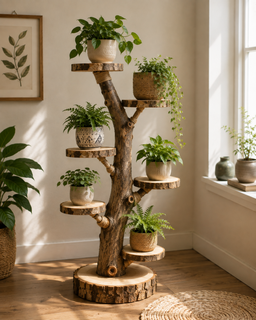 Když příroda vstoupí do interiéru: originální DIY inspirace ze dřeva