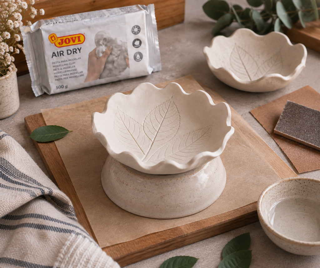 DIY miska ze samotvrdnoucí hmoty: originální dekorace na šperky i drobnosti