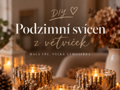 Podzimní svícen z větviček: jednoduchá dekorace, která vnese do domova hřejivou náladu