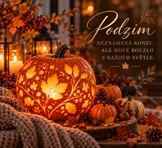 Dýně plná světla a podzimního kouzla, která rozzáří každý večer“