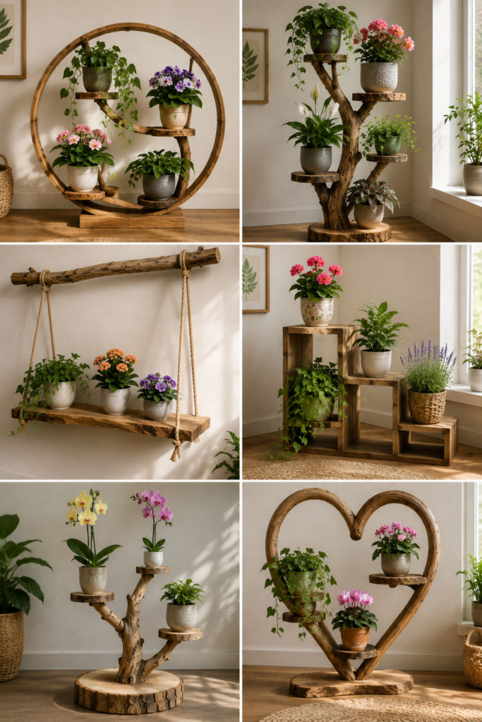 Když příroda vstoupí do interiéru: originální DIY inspirace ze dřeva