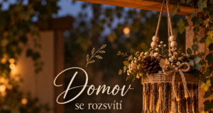 Závěsná lucerna z větviček: originální DIY dekorace, která rozzáří váš domov