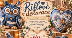 Riflové dekorace ze starých džínů: originální nápady, které mají styl