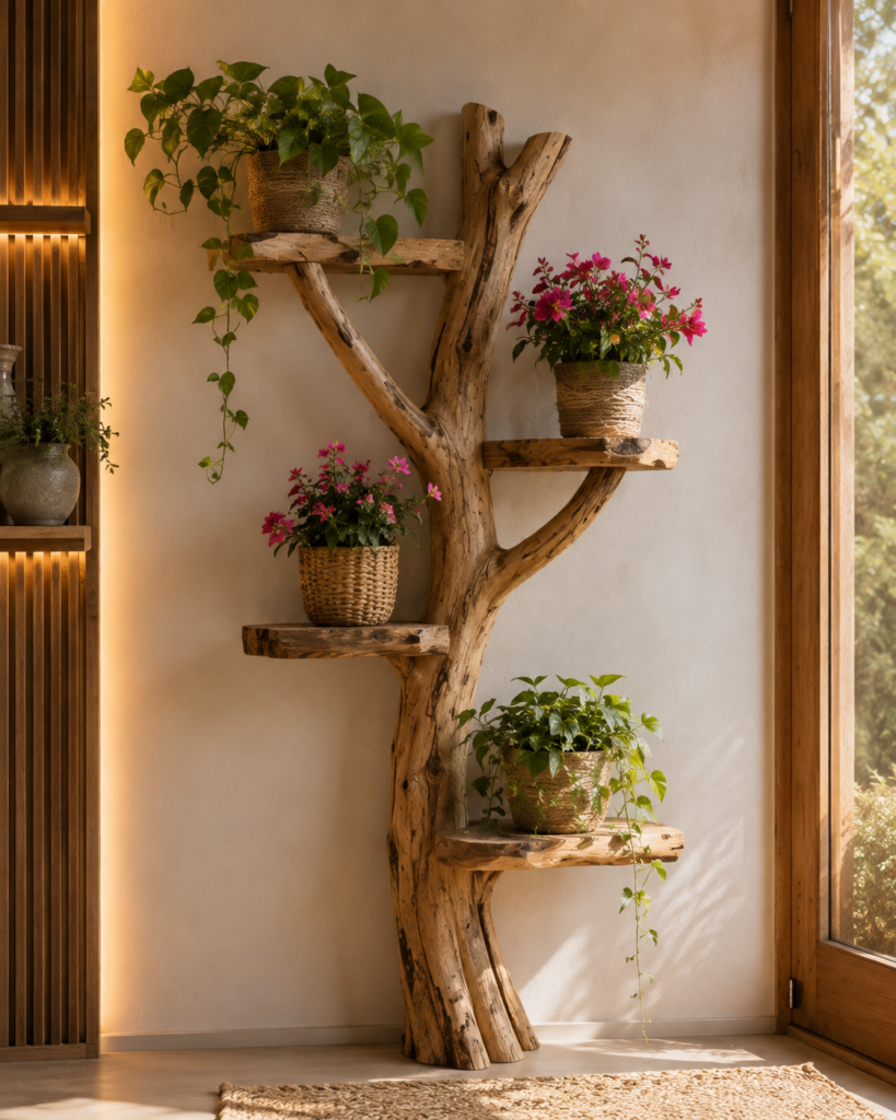 Když příroda vstoupí do interiéru: originální DIY inspirace ze dřeva