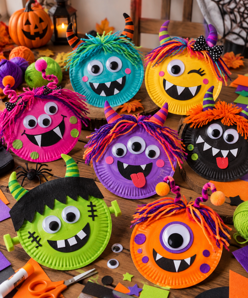 Halloweenské tvoření pro děti, které promění jednoduché nápady v kouzelné, veselé i trochu strašidelné dekorace