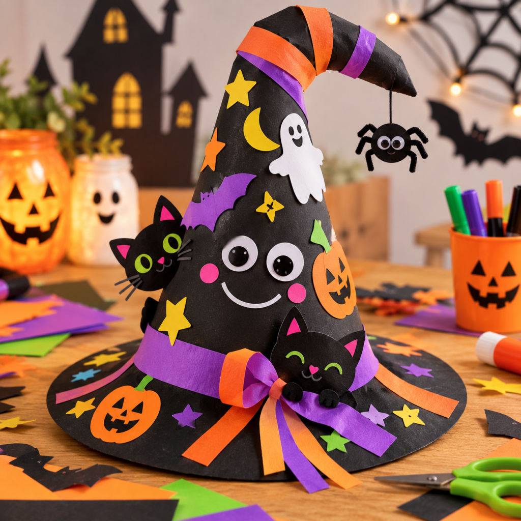 Halloweenské tvoření pro děti, které promění jednoduché nápady v kouzelné, veselé i trochu strašidelné dekorace