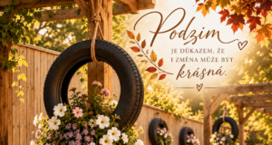Barevné květináče ze starých pneumatik: kreativní využití recyklovaných materiálů v zahradním designu