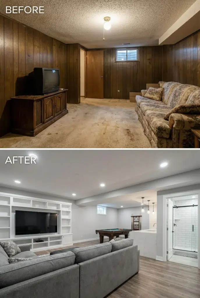 Ze sklepa vysněný interiér: Proměny PŘED a PO, které dokazují, že nic není nemožné