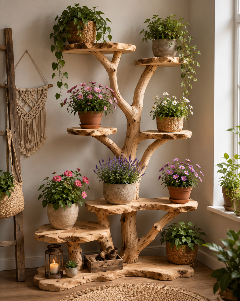 Když příroda vstoupí do interiéru: originální DIY inspirace ze dřeva