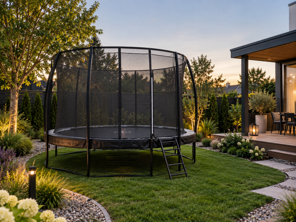 Zahradní trampolíny, které překvapí svým designem i možnostmi využití
