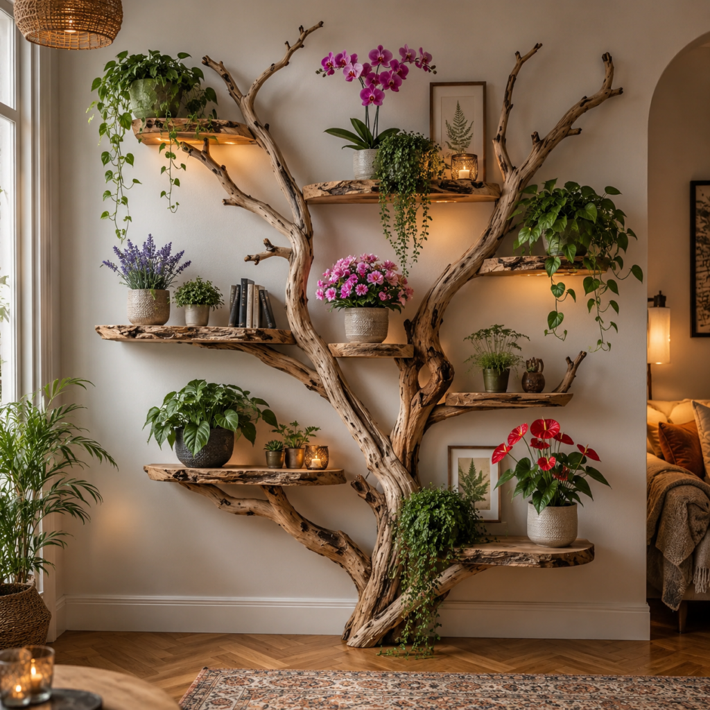 Když příroda vstoupí do interiéru: originální DIY inspirace ze dřeva