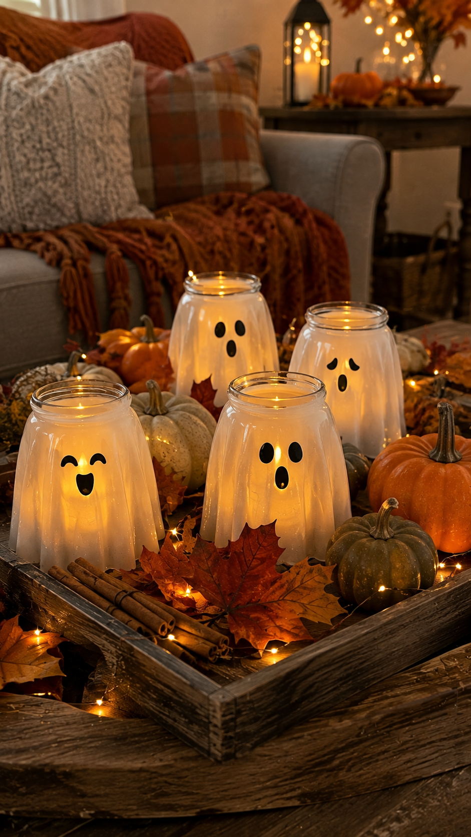 Nápaditá DIY halloweenská výzdoba, která vnese do domova kouzelnou podzimní atmosféru