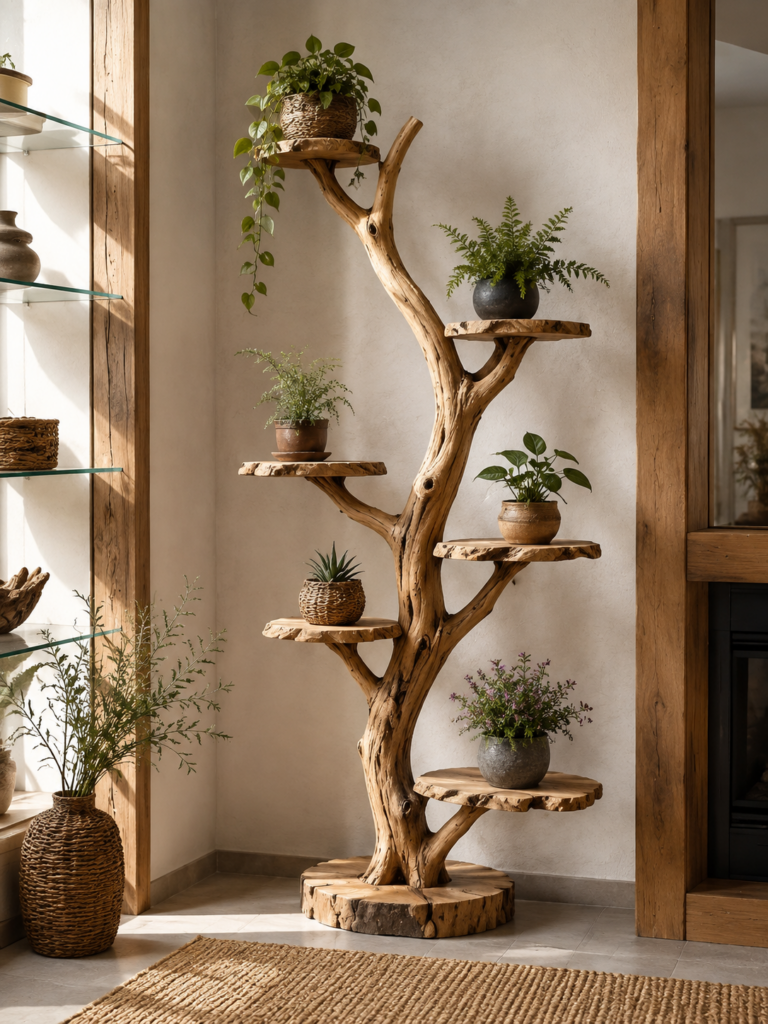Když příroda vstoupí do interiéru: originální DIY inspirace ze dřeva