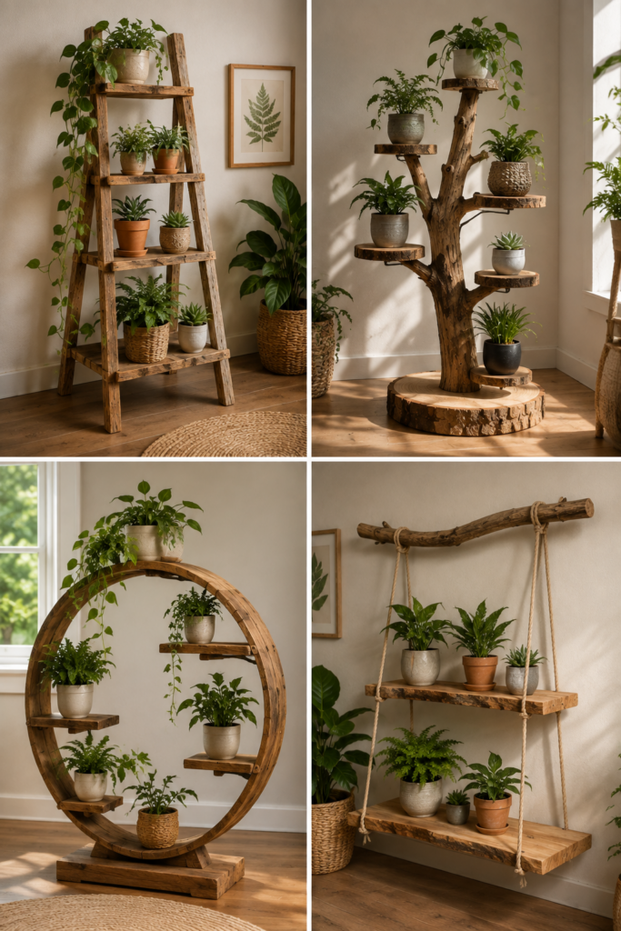 Když příroda vstoupí do interiéru: originální DIY inspirace ze dřeva