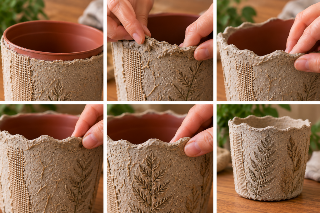 DIY z kartonu od vajec: Vyrobte si originální obal na květináč