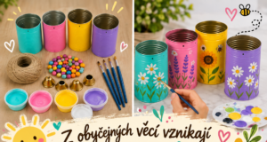Plechovky plné fantazie, které ožívají barvami