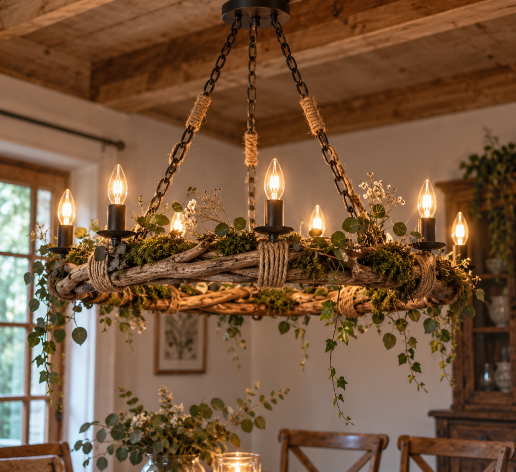 DIY svítidla ze dřeva, která promění váš domov v útulné místo