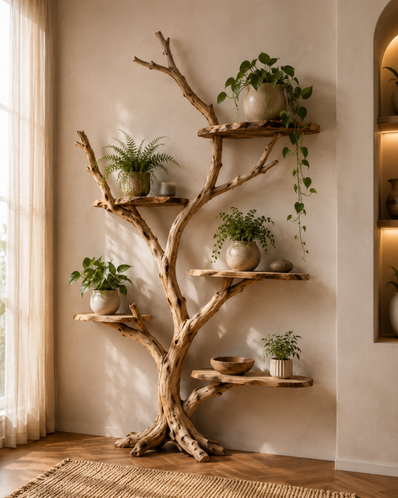 Když příroda vstoupí do interiéru: originální DIY inspirace ze dřeva