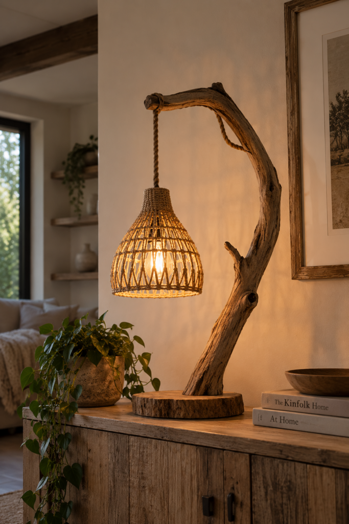 DIY svítidla ze dřeva, která promění váš domov v útulné místo