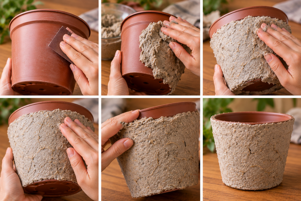 DIY z kartonu od vajec: Vyrobte si originální obal na květináč
