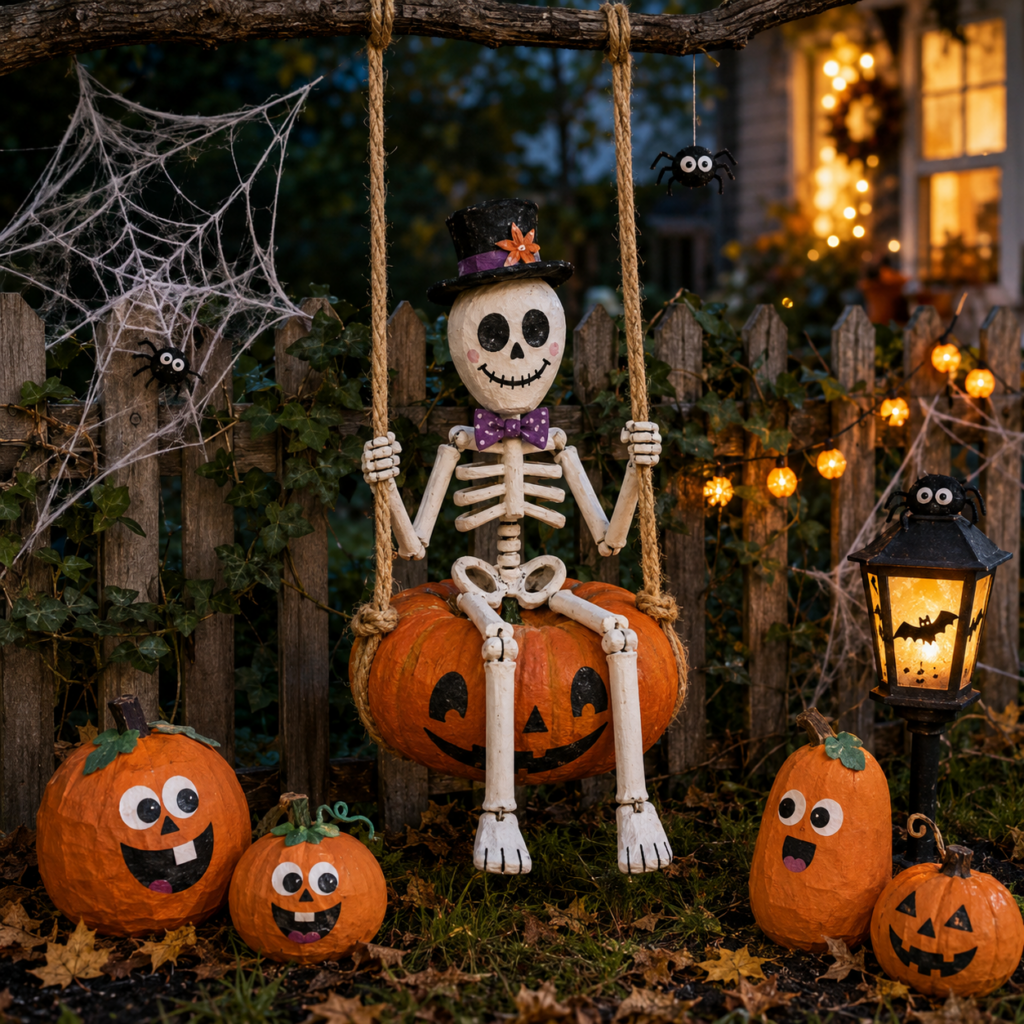 Hravé a zábavné halloweenské dekorace, které okouzlí na první pohled