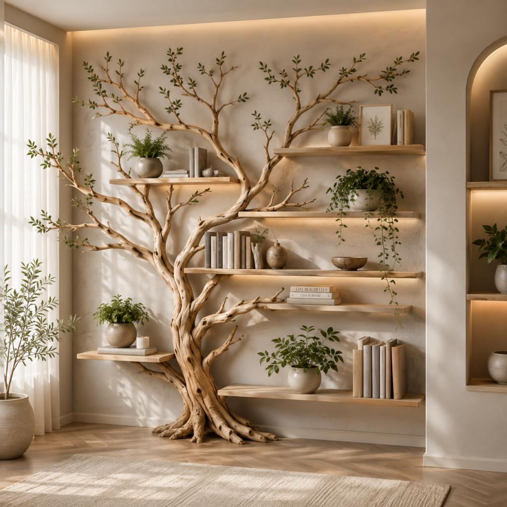 Když příroda vstoupí do interiéru: originální DIY inspirace ze dřeva
