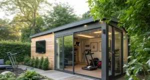 Inspirace pro vysněnou zahradní posilovnu, která spojuje pohodlí, soukromí a moderní design