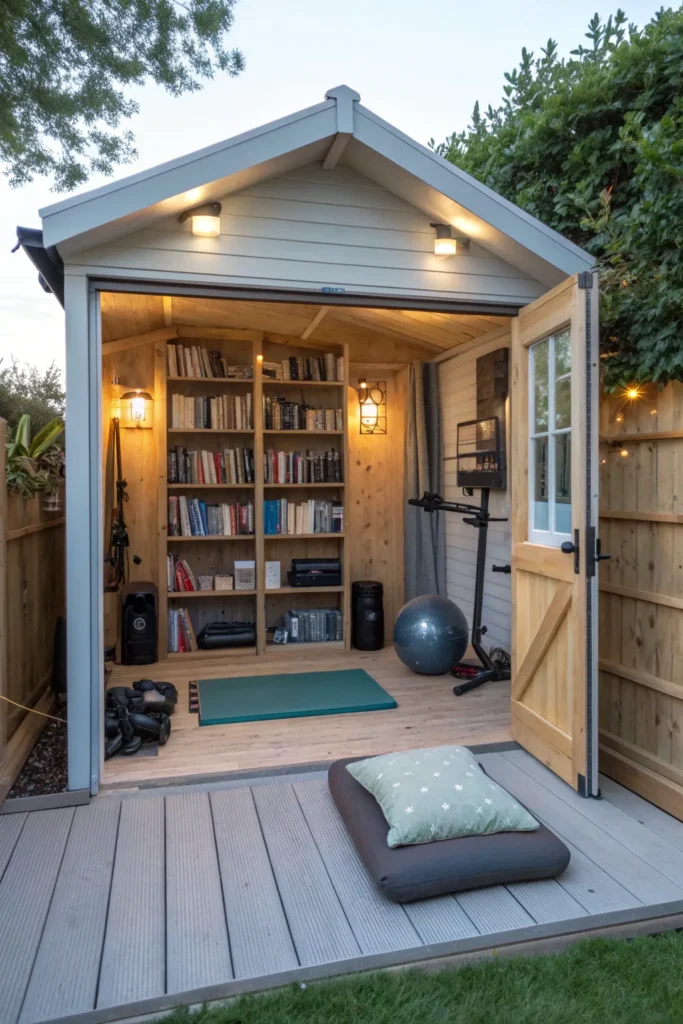Inspirace pro vysněnou zahradní posilovnu, která spojuje pohodlí, soukromí a moderní design