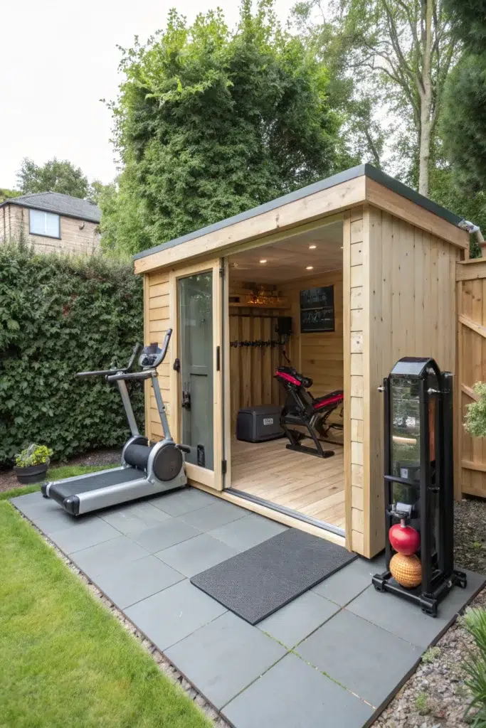Inspirace pro vysněnou zahradní posilovnu, která spojuje pohodlí, soukromí a moderní design
