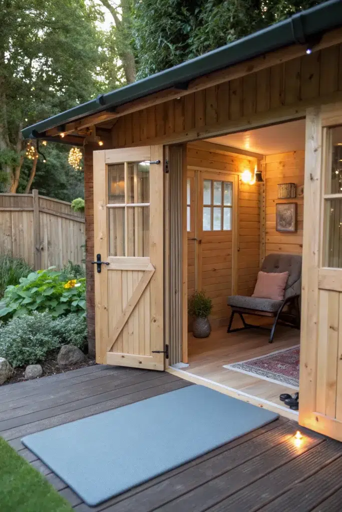 Inspirace pro vysněnou zahradní posilovnu, která spojuje pohodlí, soukromí a moderní design
