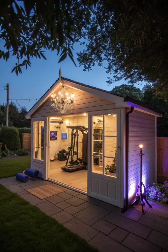 Inspirace pro vysněnou zahradní posilovnu, která spojuje pohodlí, soukromí a moderní design