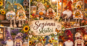 Roztomilí sezónní skřítci: originální dekorace pro každé roční období