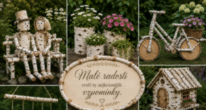 Březové dřevo v zahradě: krásné DIY dekorace, které si vyrobíte sami