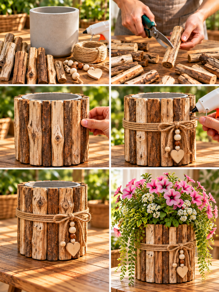 DIY inspirace: Vytvořte si originální květináče a dekorace vlastníma rukama