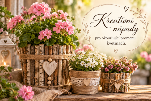 DIY inspirace: Vytvořte si originální květináče a dekorace vlastníma rukama